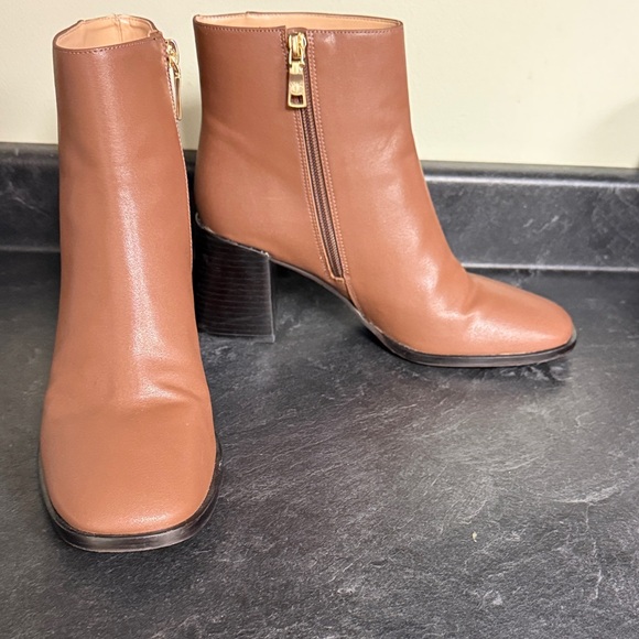 Coach Brown Heeled Boots - Picture 2 of 7